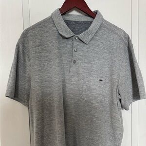 Vuori Men's Ace Polo Shirt Grey XL